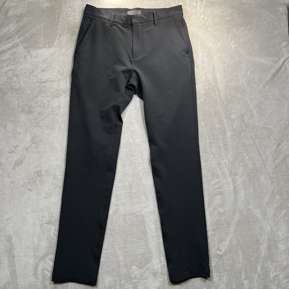 Proof Nomad Straight Fit Pants Mens 30 Black Performance Chino Huckberry